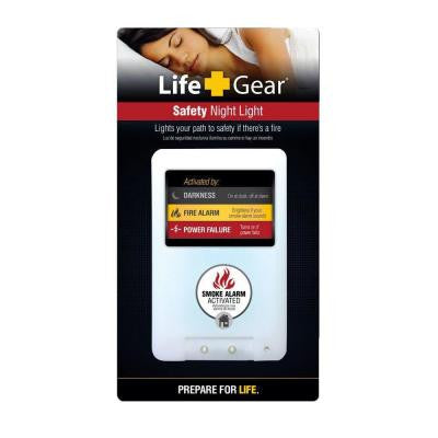 Fire Safety Night Light with Power Failure Backup