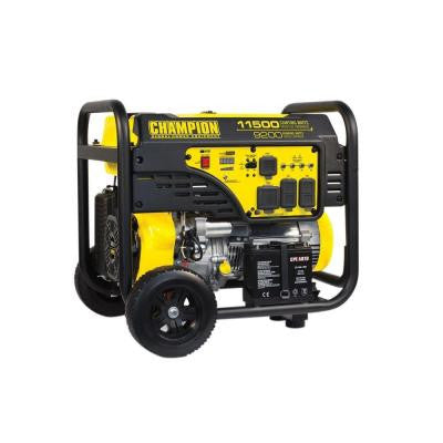 9,200/11,500-Watt Gasoline Powered Electric Start Portable Generator