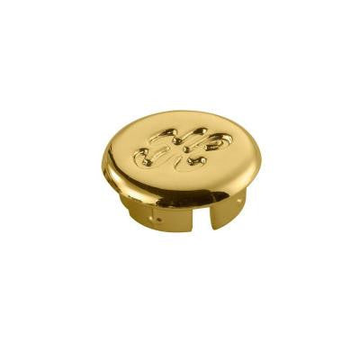 Teapot Faucet Index Cap, Polished Brass - Hot