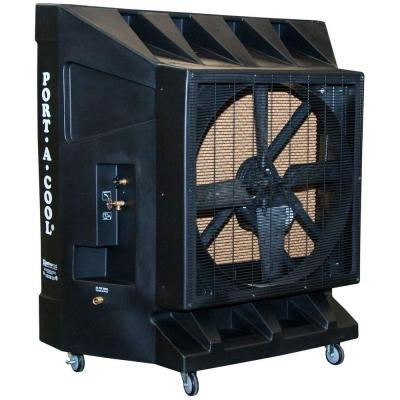 9600 CFM 1-Speed Portable Evaporative Cooler for 2500 sq. ft.