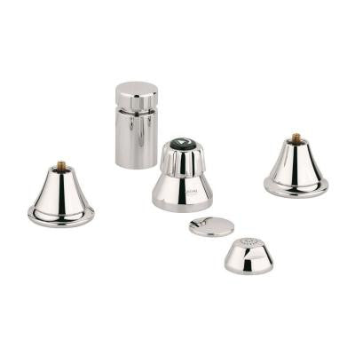 Seabury 2-Handle Wideset Bidet Faucet in Polished Nickel InfinityFinish