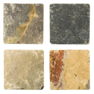 Sequoia Slate 6 in. x 6 in. x 8 mm Floor and Wall Tile (4 pieces / pack)
