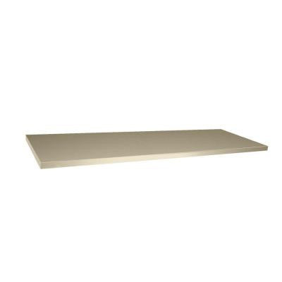 36 in. W x 18 in. D Cabinet Shelf in Putty
