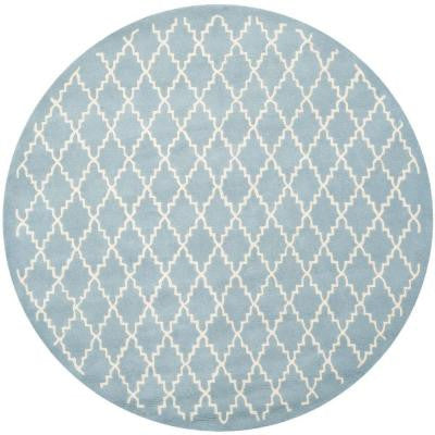Chatham Blue/Ivory 7 ft. Round Area Rug