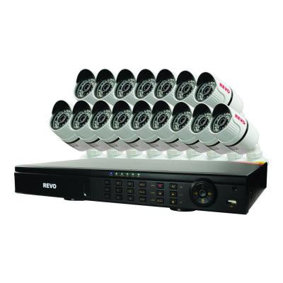 T-HD 16-Channel 2TB DVR Surveillance System with 16 T-HD 1080p Bullet Cameras