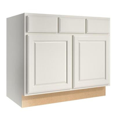 Salvo 36 in. W x 21 in. D x 31.5 in. H Vanity Cabinet Only in Lace