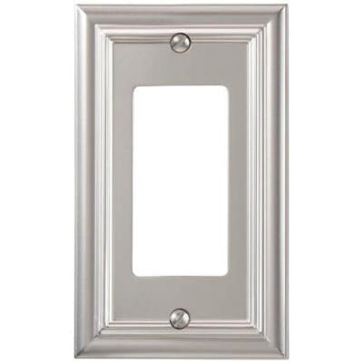 Continental 1 Decora Wall Plate - Satin Nickel