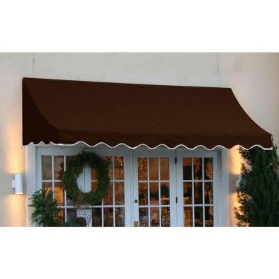 18 ft. Nantucket Window/Entry Awning (56 in. H x 48 in. D) in Brown