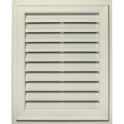 20 in. x 30 in. Brickmold Gable Vent #089 Champagne