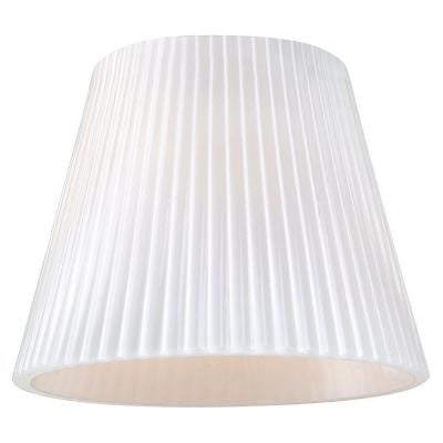 Ambiance Cased Opal Ribbed Glass Directional Shade