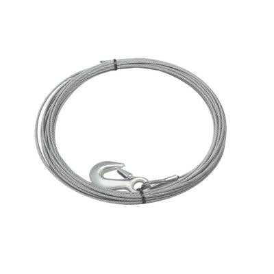 7/32 in. x 15 ft. Galvanized Steel Wire Rope with Hook