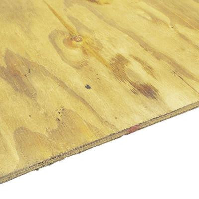 Pressure-Treated Plywood Rated Sheathing (Common: 23/32 in. x 4 ft. x 8 ft.; Actual: .703 in. x 48 in. x 96 in.)