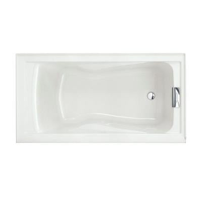 Evolution 5 ft. Right Drain Bathtub in White