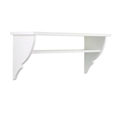 Solutions 16.5 in. H x 40 in. W Picket Fence Entryway Decorative Shelf