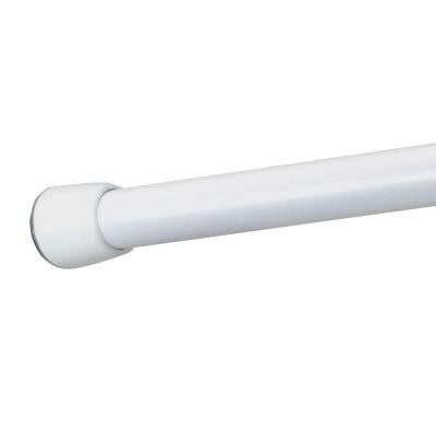 Cameo Medium Shower Curtain Tension Rod in White