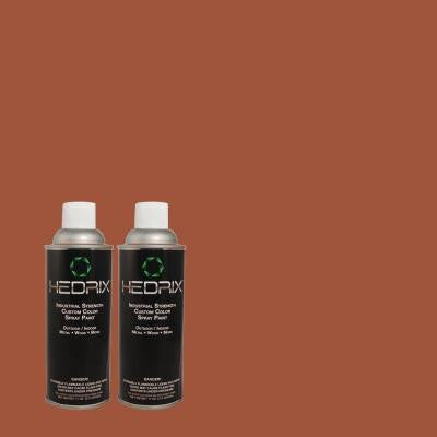 11 oz. Match of 5836 Williamsburg Brick Semi-Gloss Custom Spray Paint (2-Pack)