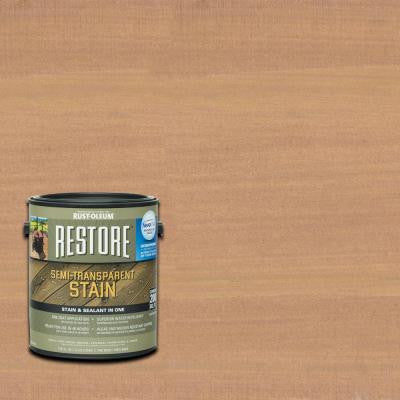1 gal. Semi-Transparent Stain Cedar with NeverWet
