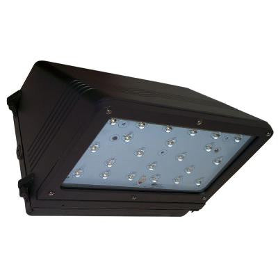 37-Watt Bronze Outdoor LED Full Cutoff Wall Pack