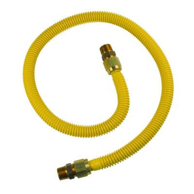ProCoat 3/4 in. MIP x 3/4 in. MIP x 48 in. Stainless Steel Gas Connector 3/4 in. I.D. (215,000 BTU)