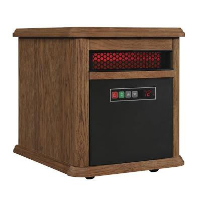 1500-Watt Electric Infrared Quartz Portable Heater - Oak