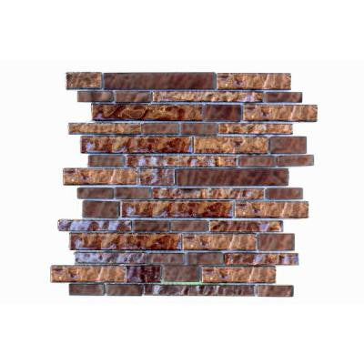 Upscale Designs 12 in. x 13 in. x 6 mm Glass Mesh-Mounted Mosaic Tile