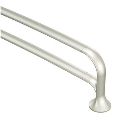 Fina 24 in. Double Towel Bar in Brushed Nickel