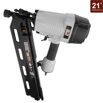 3-1/2 in. 21° Full Round Head Framing Nailer with Case