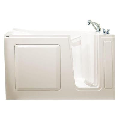 Value Series 60 in. x 30 in. Walk-In Whirlpool and Air Bath Tub in Biscuit