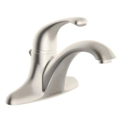 Unity 4 in. Centerset 1-Handle Bathroom Faucet in Satin Nickel