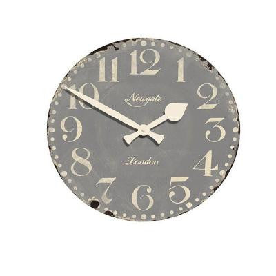 19.5 in. Market Grey Hall Clock