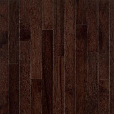 Frontier Shadow Hickory 3/4 in. Thick x 3-1/4 in. Wide x Random Length Solid Hardwood Flooring (22 sq. ft. / case)