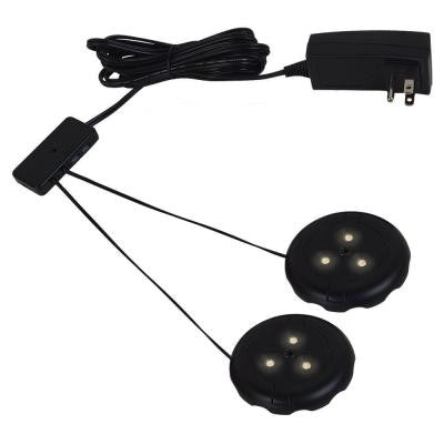 Ambiance LX LED Black Puck Light Kit