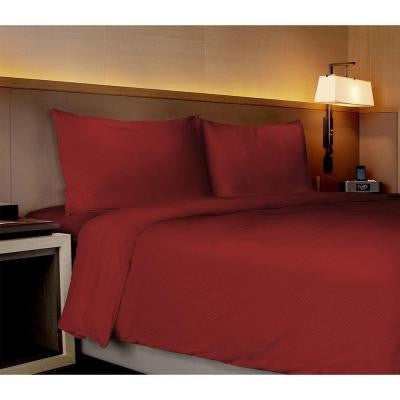 Willow Collection Checkerboard Brick King Sheet Set (4-Piece)