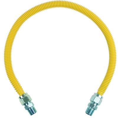 ProCoat 1/2 in. MIP x 1/2 in. MIP x 30 in. Stainless Steel Gas Connector 5/8 in. O.D. (136,000 BTU)