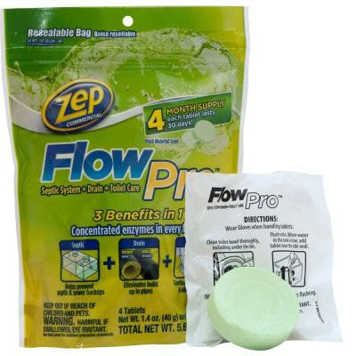 5.6 oz. FlowPro Septic System for Drain and Toilet