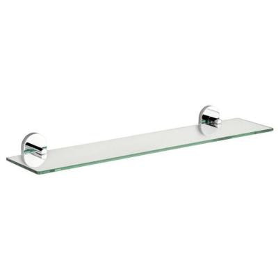 Esher Glass Shelf in Chrome