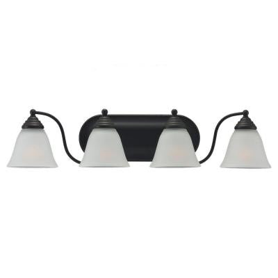 Albany 4-Light Heirloom Bronze Vanity Light