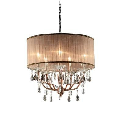 25 in. Ceiling Rosie Crystal Chandelier