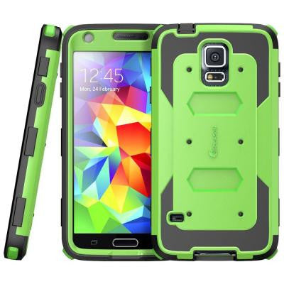 Galaxy S5 Armorbox Series Fullbody Case with Screen Protector - Green