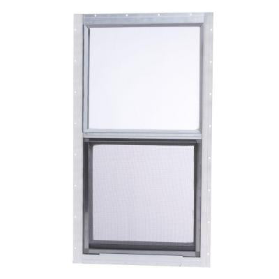 15.875 in. x 28.625 in. Mobile Home Single Hung Aluminum Window - White