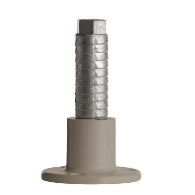 Adobe Straight Aluminum Handrail Wall Mount Base