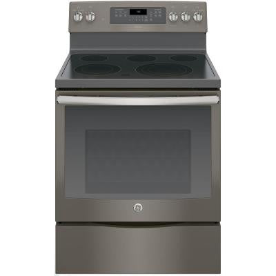 Adora 5.3 cu. ft. Electric Range Oven with Self-Cleaning Convection Oven in Slate