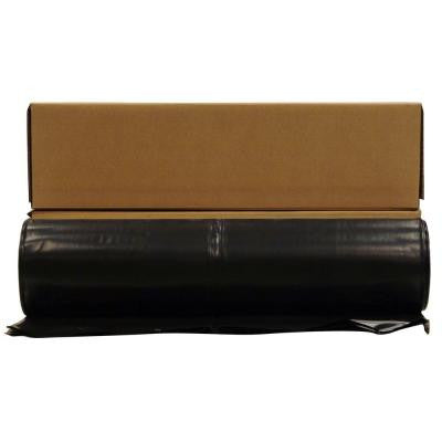 28 ft. x 100 ft. Black 4 mil Plastic Sheeting