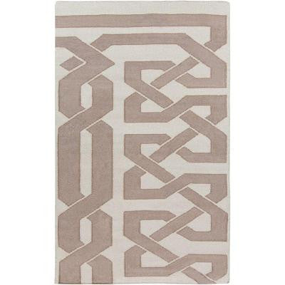 Alameda Taupe 5 ft. x 8 ft. Indoor Area Rug
