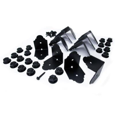 4 in. Decorative Rafter Clip Angle Brackets