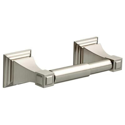 Lynwood Double Post Toilet Paper Holder in Satin Nickel