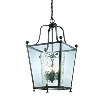 Lawrence 3-Light Bronze Incandescent Ceiling Pendant
