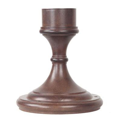 Pier Mount Adapters Collection Outdoor Burled Walnut Pier Mount