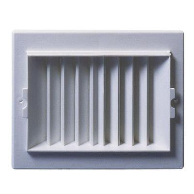 8 in. x 4 in. Plastic 2-Way Ceiling/Sidewall Register