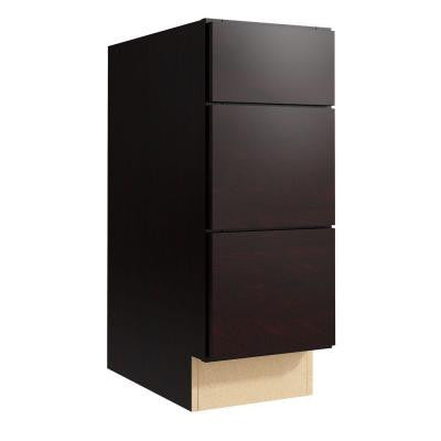 Fiske 12 in. W x 31 in. H Vanity Cabinet Only in Coffee